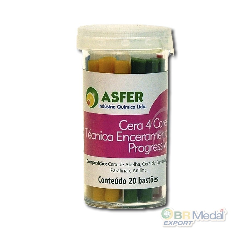 Kit Cera 4 Cores (Formato Bastões)