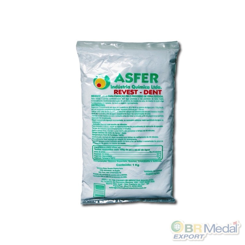 Revestimento para fundição de prótese - Revest-Dent