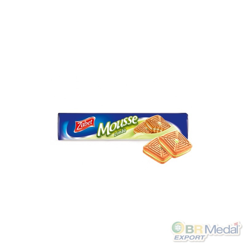 Biscoito recheado Zabet Mousse de limão