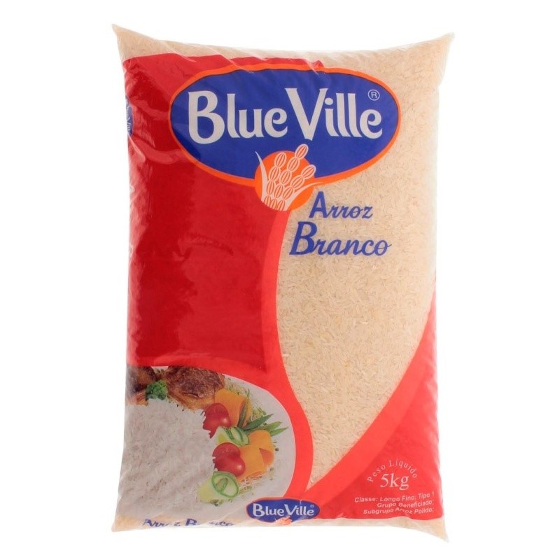 Arroz branco Blue Ville – pacote de 5 kgs